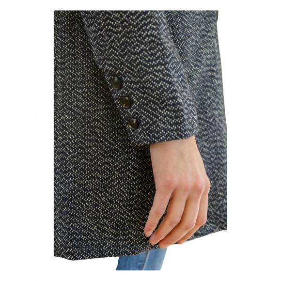 NEW HAPTICS button down blazer jacket in black - Picture 3 of 4